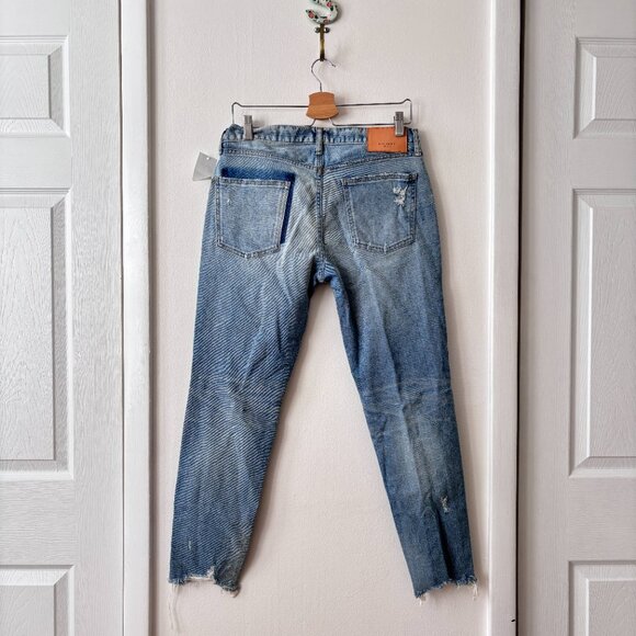 Moussy Vintage Altawoods Distressed Crop Jeans - Picture 8 of 11